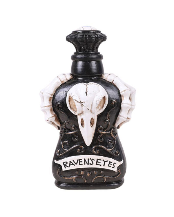 Gothic Giftflasche Raben Augen ordern