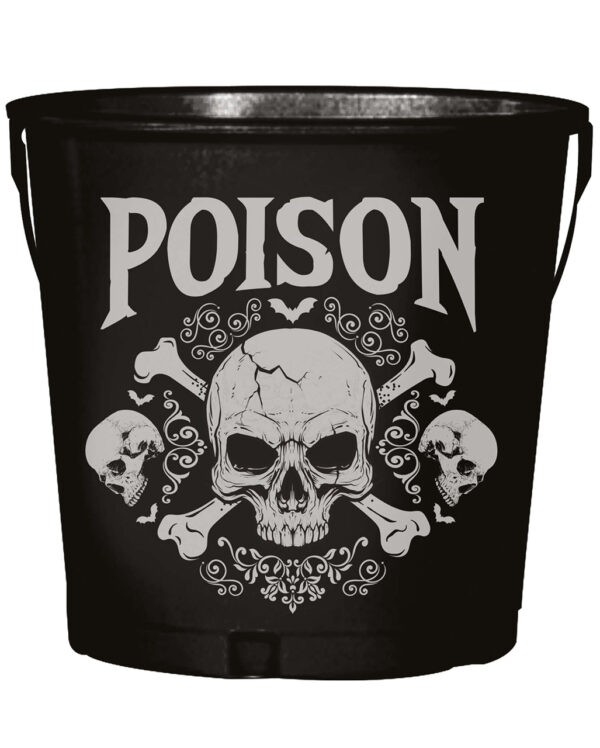 Gothic Skull Poison Metall Behälter als Getränkekühler