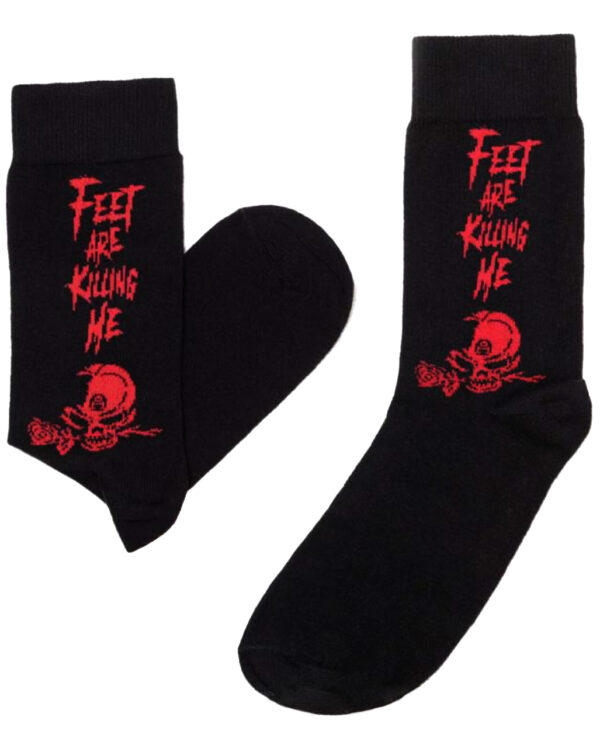 Gothic Socken Feet are Killing me ★ als Geschenk M/L