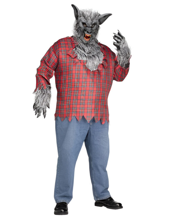 Werwolf Kostüm Grau Plus Size  Halloween Kostüm