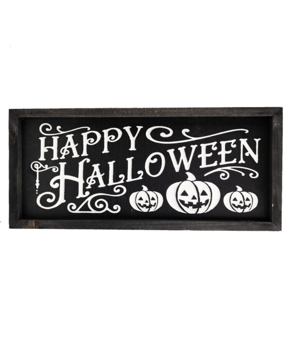 Graviertes „Happy Halloween“ Wandbild 41cm bestellen