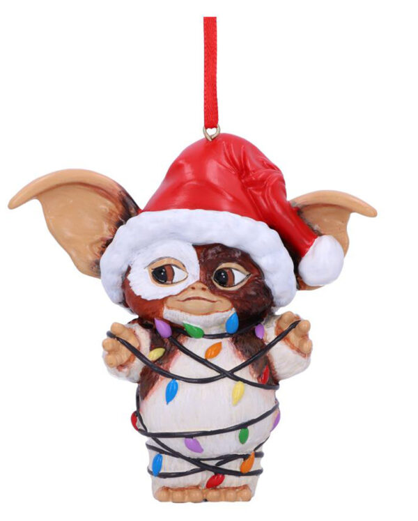 Gremlins Gizmo in Lichterkette Weihnachtskugel ➤