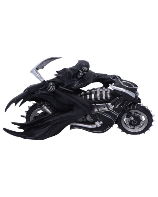 Grim Reaper Biker auf Motorrad Figur 22,5cm  Gothic Deko