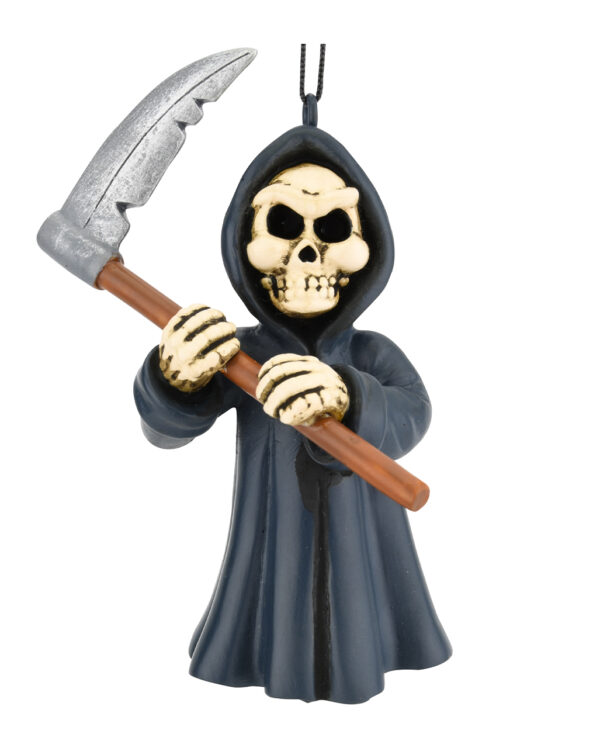 Grim Reaper Weihnachtskugel 8,9cm  HexMas Deko ✮