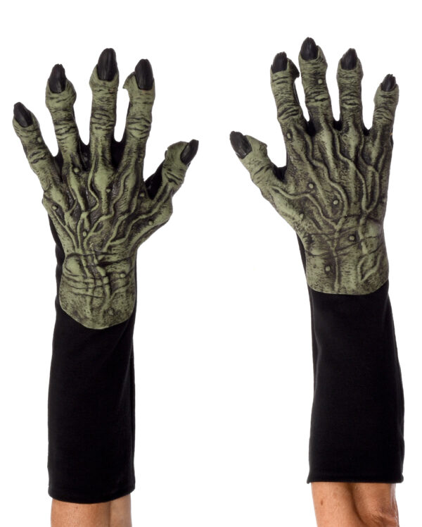 Grüne Monster Hexe Handschuhe für  kaufen