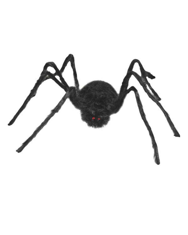 Haarige Monsterspinne mit Fell 200 cm für Halloween