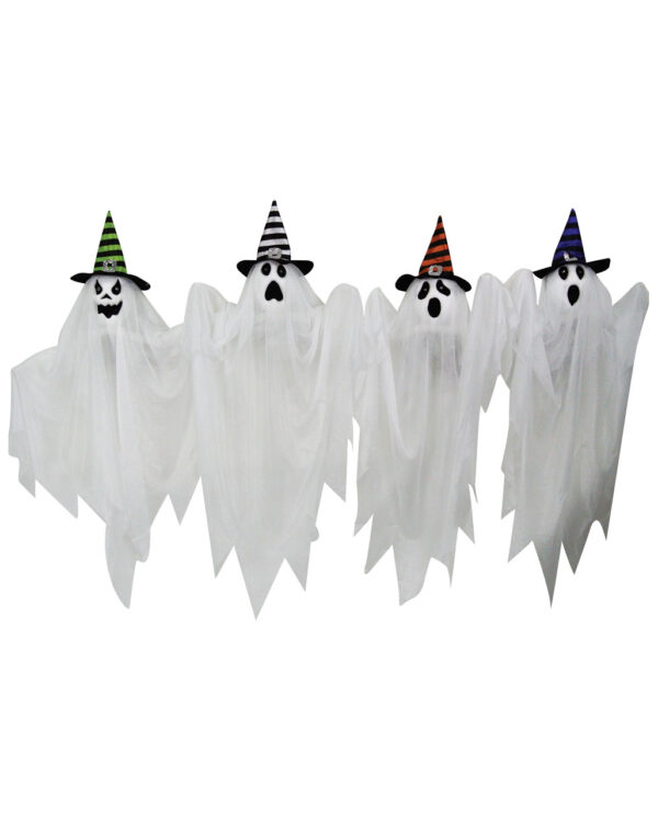 Spooky Halloween Geist mit Hexenhut 70cm ordern