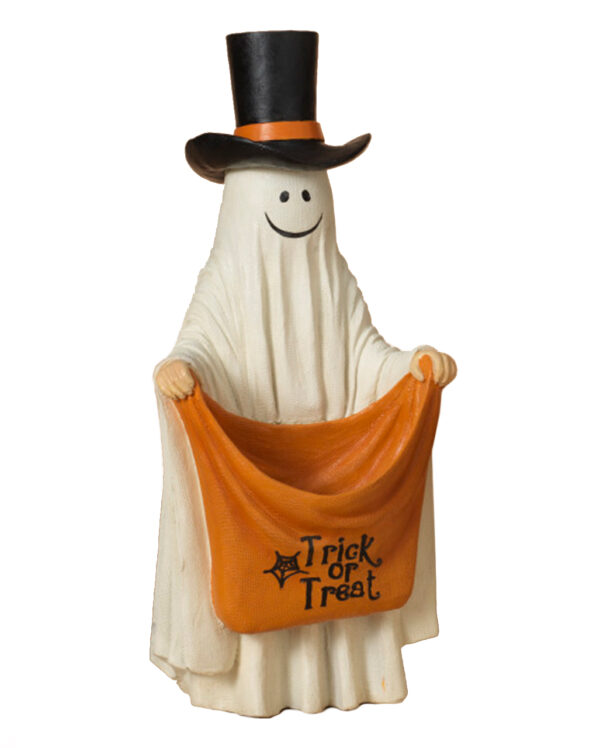 Halloween Geist mit Trick or Treat Tasche 42cm