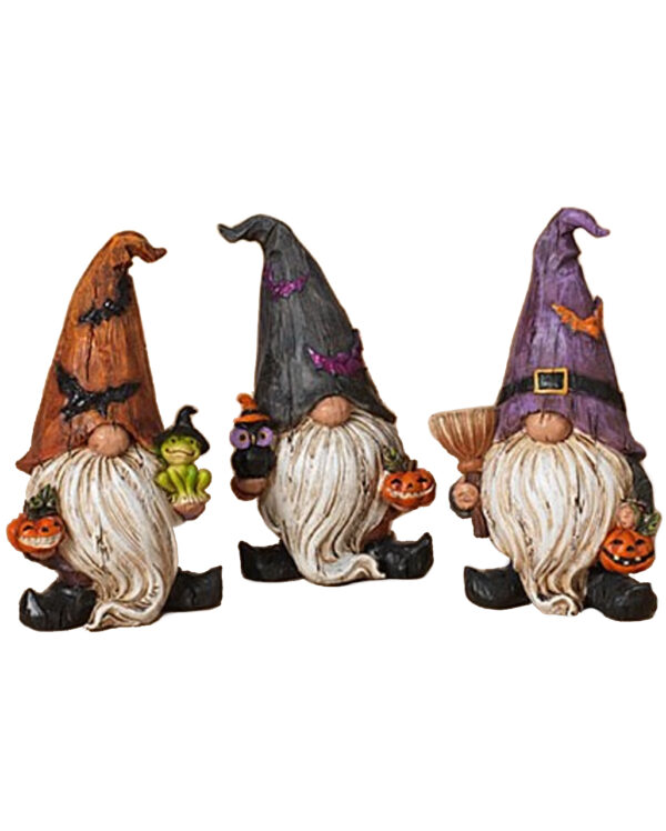 Halloween Gnom Figur 15cm als niedliche Deko