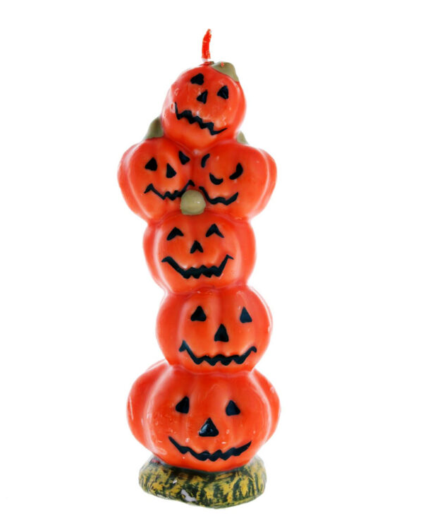 Halloween Kürbis Kerze 19 cm online kaufen