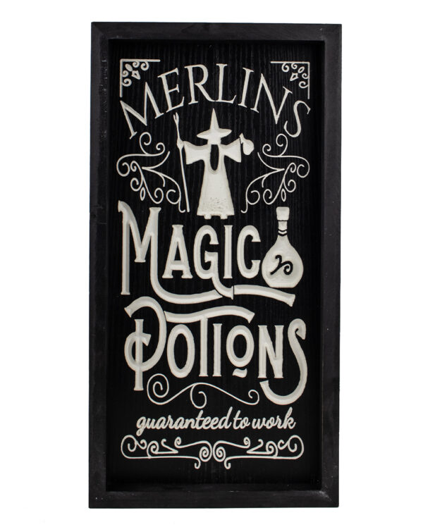 Halloween Wandbild Merlins Magic Potions 41cm kaufen