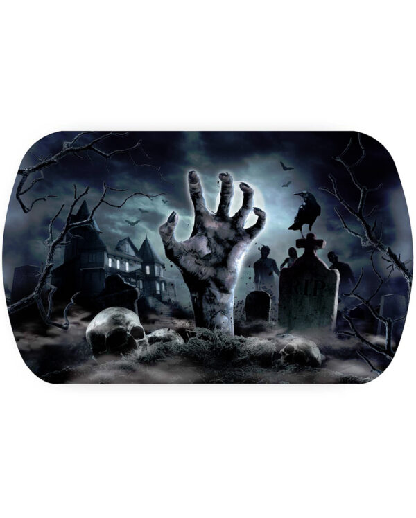 Halloween Zombie Friedhof Tablett für  kaufen