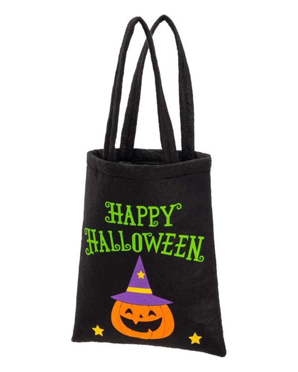 Happy Halloween Filztasche für Trick or Treat