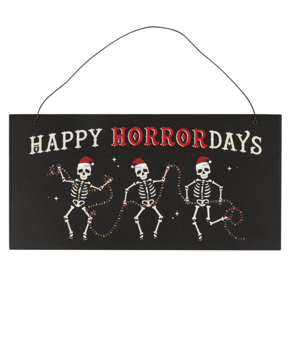 Happy Horrordays Hängeschild als Geschenkartikel ✤