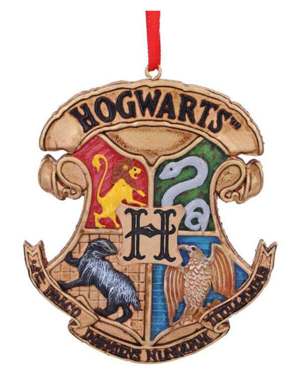 Harry Potter Hogwarts Crest Weihnachtskugel ➤