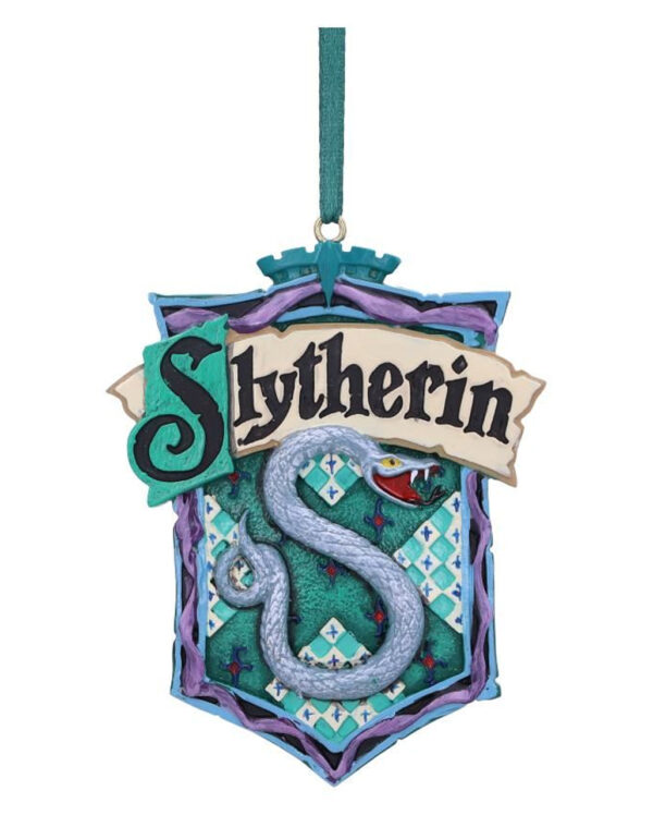 Harry Potter Slytherin Hauswappen Hänge-Ornament 8cm ★