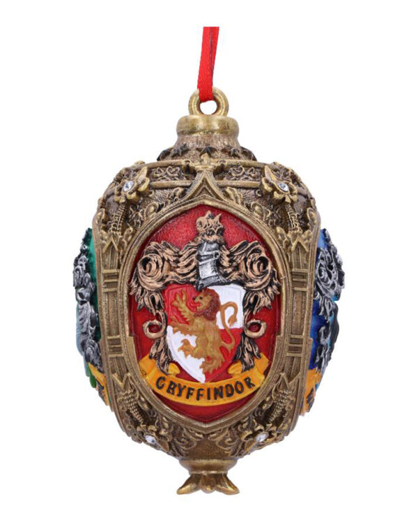 Harry Potter Vier Häuser Weihnachtskugel verschenken ★