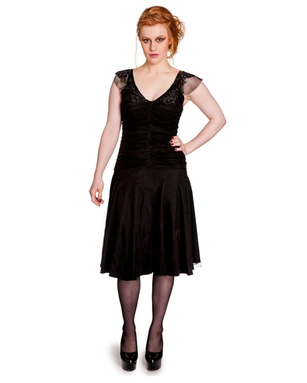 Hell Bunny Patricia Kleid   Wunderschönes Gothic Kleid M