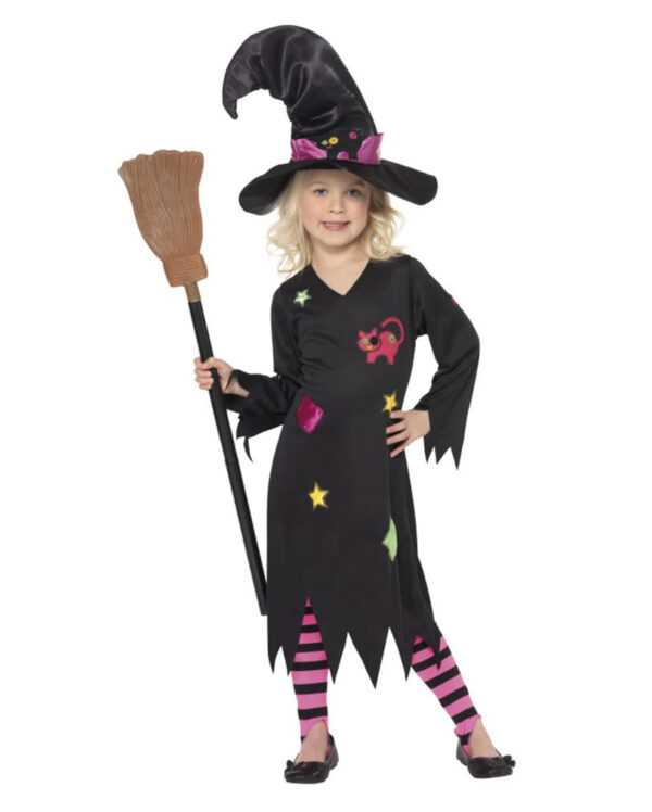 Süße Hexe Kleinkinderkostüm für Halloween & Fasching