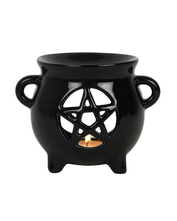 Hexenkessel Pentagramm Duftöl Lampe für Halloween