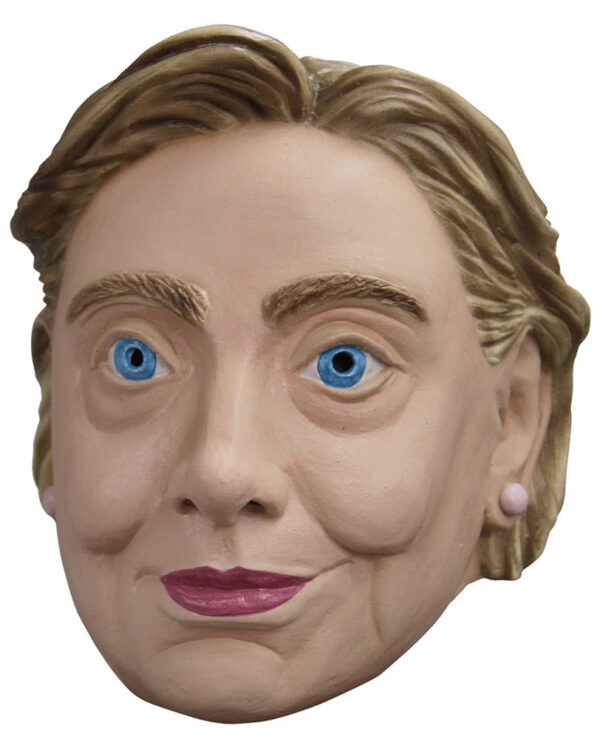 Hillary Latex-Maske  Politiker Masken & Kostüme