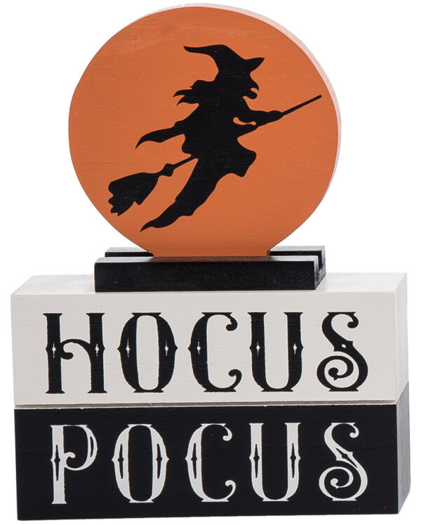 Hocus Pocus Halloween Tischdeko aus Holz kaufen!