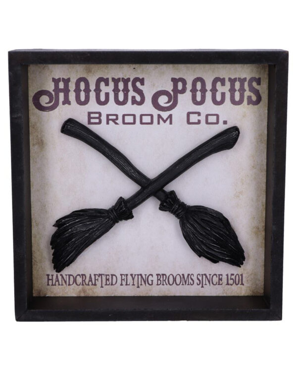 Hocus Pocus Hexenbesen Wandbild 20cm bestellen