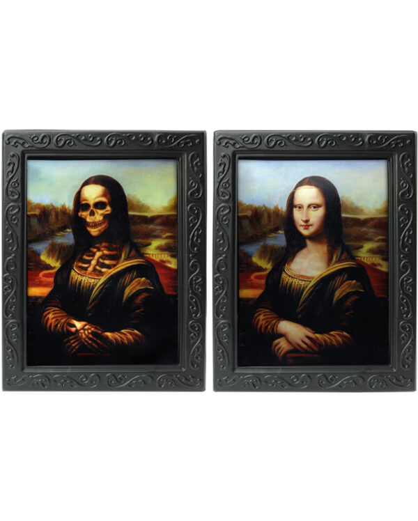 Hologramm Portrait - Mona Lisa -  Wand-Dekoration für Halloween