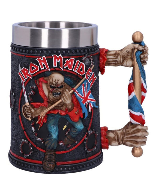 Iron Maiden Trooper Bierkrug für Metal Fans