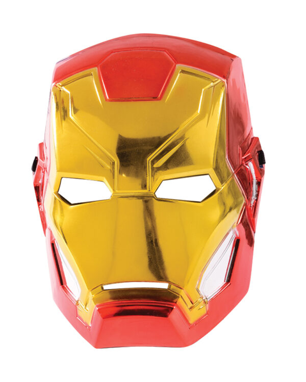 Iron Man Metallic Kinder Maske ★