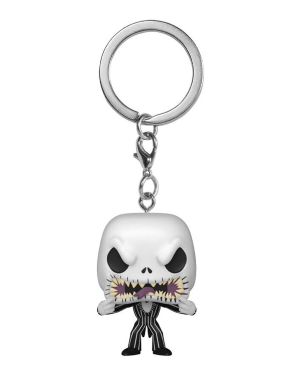 Jack Skellington Scary Face Schlüsselanhänger Funko Pocket POP! ★