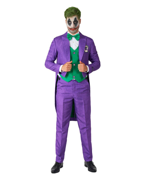 Joker Anzug Purple - Suitmeister für Halloween XXL