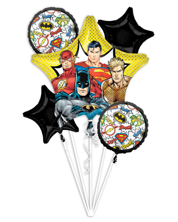 Justice League DC Folienballon Bouquet als Geschenk