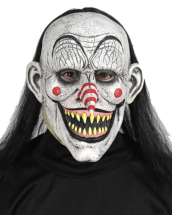 Kichernder Horrorclown Maske  Halloween Maske