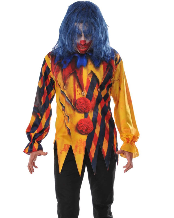 Killer Clown Shirt als Horrorclown Kostüm One Size