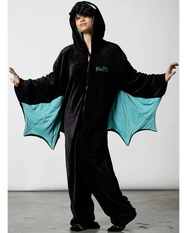 KILLSTAR Cthulhu Onesie mit Kapuze ★ Gothic Overall 2XL+