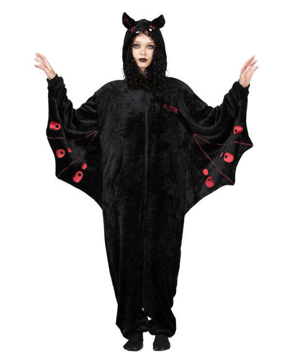 KILLSTAR Mothman Onesie mit Kapuze  2XL