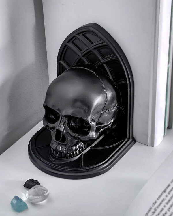 KILLSTAR Skull Buchstützen  Totenkopf Buchstützen