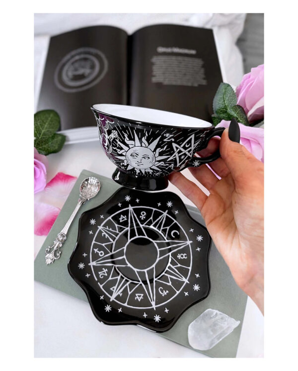 KILLSTAR Spiritualis Teetasse & Unterteller  Gothic Homeware