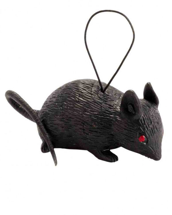 Kleine, schwarze Maus 8cm als Deko kaufen!