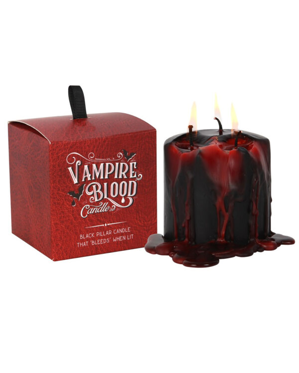 Kleine Vampirblut Stumpenkerze 7,6cm Halloween Homeware