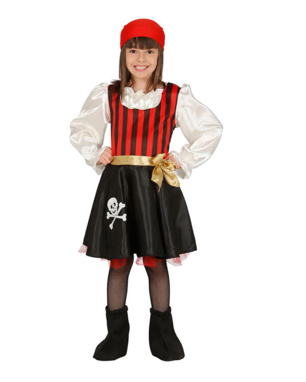 Kleine Freibeuterin Kinderkostüm für Fasching & Halloween L