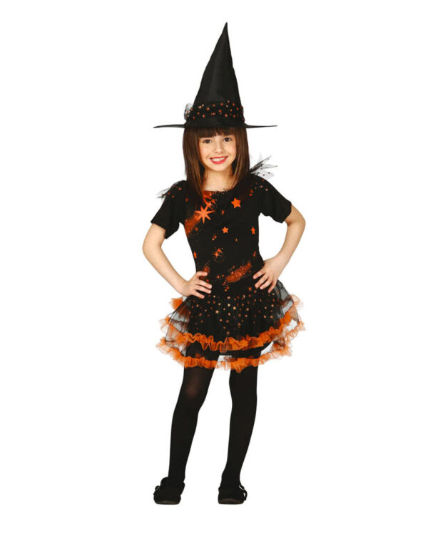 Kleine Hexe Estrella Kinderkostüm für Halloween & Fasching XL