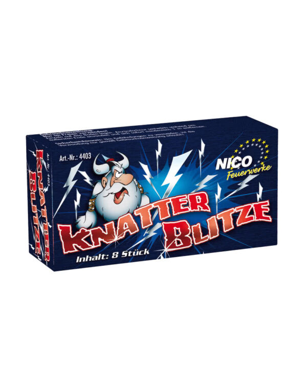 Knatter Blitze  8 Mini Blitze mit Knattereffekt