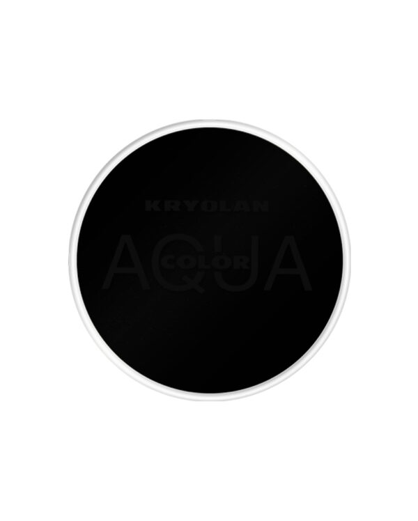 Kryolan Aquacolor Deep Black 8ml  Theaterschminke