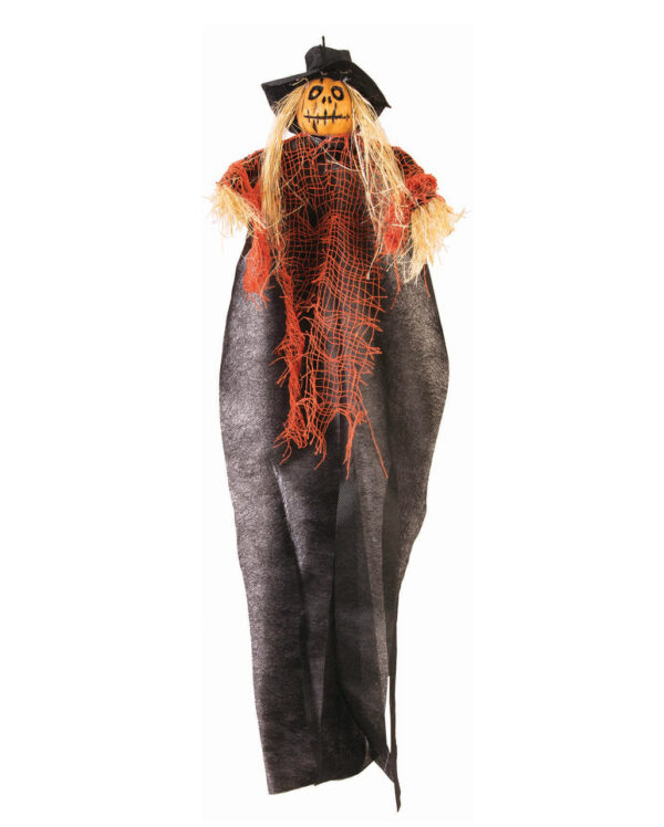 Kürbis Vogelscheuche Hängefigur 60cm  Halloween Deko