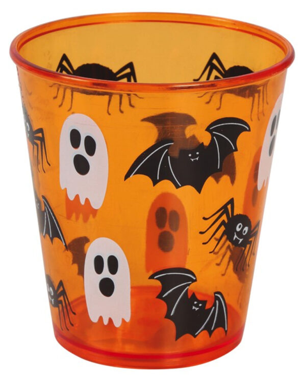 Kinderfreundliche Partybecher mit Halloween Motiv