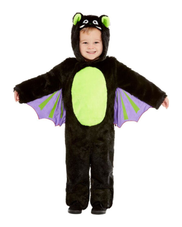 Kuscheliger Fledermaus Jumpsuit für Kinder für Halloween M