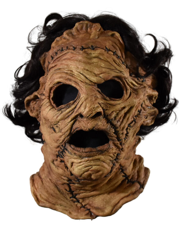 Leatherface Vollkopf Latex Maske für Halloween