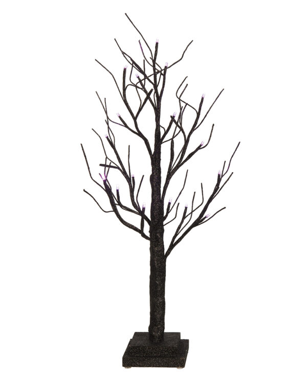 Leuchtender Halloween Baum 75cm als Deko